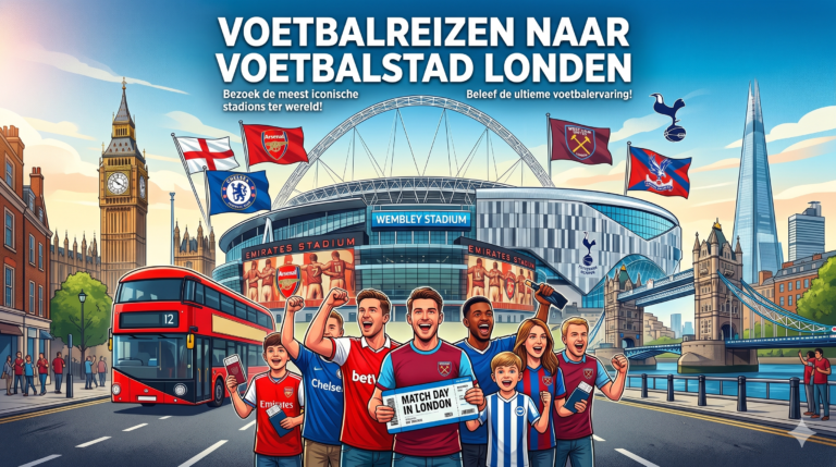 Voetbalreizen naar voetbalstad Londen